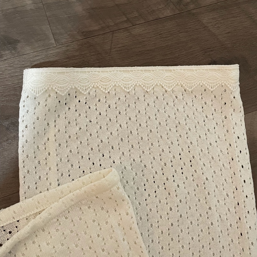 Open-Front Drawstring Waist Knit Pants - Picture 5 of 5
